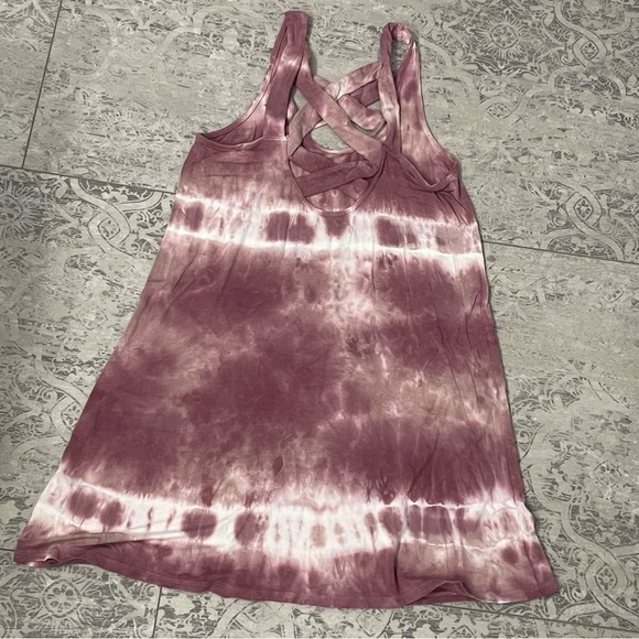 AEO | American Eagle Purple Tie Dye Strappy Dress | SZ Small Short - Picture 2 of 6